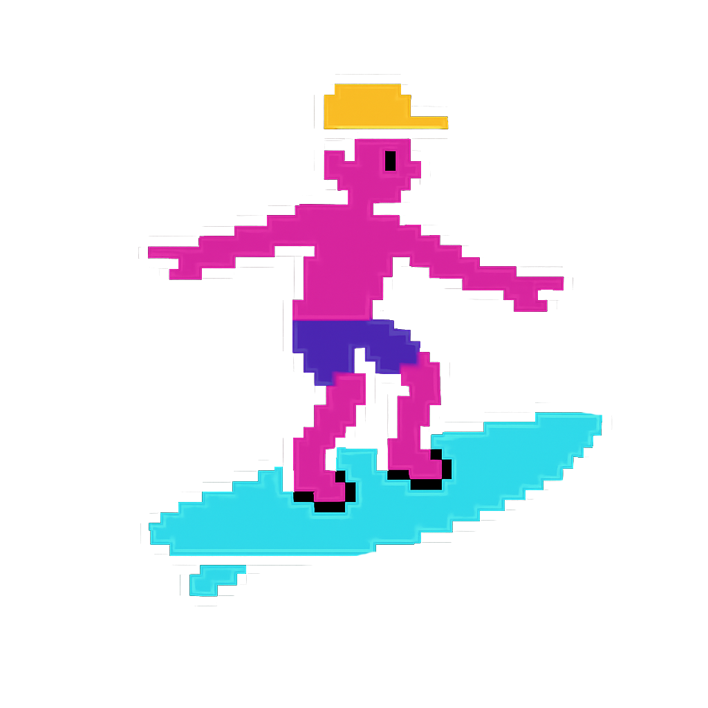 Andare con tavola da surf